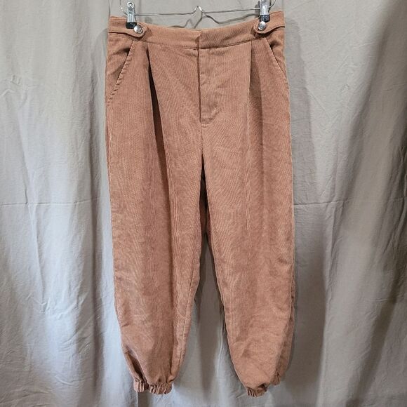 Shein womens size Large tan corduroy pants - Picture 1 of 7